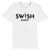 T-Shirt Homme Blanc Noir - 100% Coton BIO🌱 - Swish Basket