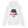Sweat Capuche Femme Blanc Noir Rouge Bleu - Coton BIO🌱 - Play Hard or Go Home