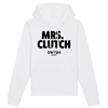 Hoodie Femme Blanc Noir - Coton BIO🌱 - Mrs Clutch