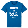 Teeshirt Homme Bleu Blanc - 100% Coton BIO🌱 - Born to Win