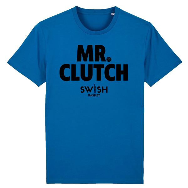 Tee shirt Homme Bleu Noir - 100% Coton BIO🌱 - Mr Clutch
