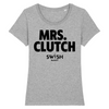 Tee Shirt Femme Gris Noir - 100% Coton BIO🌱 - Mrs Clutch