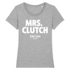Tshirt Femme Gris Blanc - 100% Coton BIO🌱 - Mrs Clutch