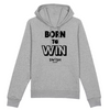 Hoodie Homme Gris Noir - 100% Coton BIO🌱 - Born to Win