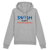 Hoodie Femme Gris Bleu Noir Rouge - Coton BIO🌱 - Team Swish Basket France