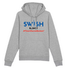 Hoodie Homme Gris Bleu Noir Rouge - Coton BIO🌱 - Team Swish Basket France