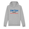 Sweat Capuche Femme Gris Bleu Noir Rouge - Coton BIO🌱 - Team Swish Basket France