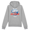 Hoodie Femme Gris Blanc Rouge Bleu - Coton BIO🌱 - Play Hard or Go Home
