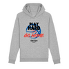 Sweat Capuche Femme Gris Noir Rouge Bleu - Coton BIO🌱 - Play Hard or Go Home