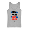 DÉBARDEUR FEMME - KNOW PAIN KNOW GAIN - 100% Coton BIO