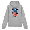 Hoodie Homme Gris Noir Bleu Rouge - Coton BIO🌱 - Know Pain Know Gain
