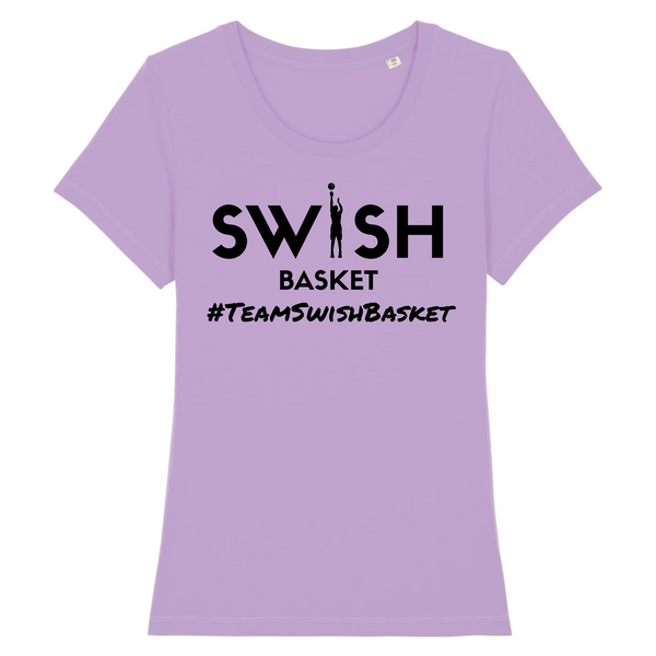 Tshirt Femme - 100% Coton BIO🌱 - Team Swish Basket