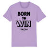 Tee Shirt Homme Lavande Noir - 100% Coton BIO🌱 - Born to Win