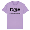 Tee Shirt Homme Lavande Noir - 100% Coton BIO🌱 - Team Swish Basket