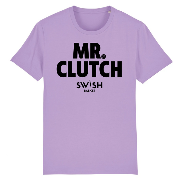 Tee Shirt Homme Lavande Noir - 100% Coton BIO🌱 - Mr Clutch