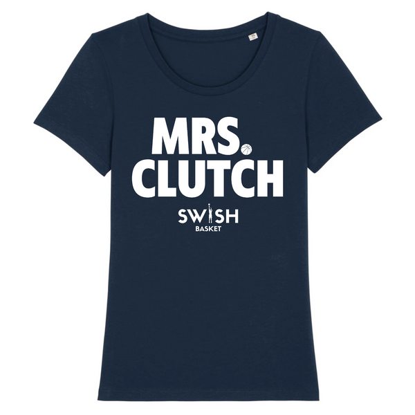 Teeshirt Femme Marine Blanc - 100% Coton BIO🌱 - Mrs Clutch