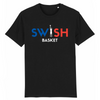 T-Shirt Homme Noir Bleu Blanc Rouge - 100% Coton BIO🌱 - Swish Basket France