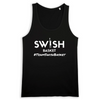 Débardeur Homme Noir Blanc - 100% Coton BIO🌱 - Team Swish Basket