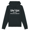 Hoodie Homme Noir Blanc - Coton BIO🌱 - Team Swish Basket