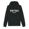 Sweat Capuche Femme Noir Blanc - Coton BIO🌱 - Swish Basket