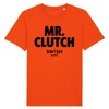 Tshirt Homme Orange Noir - 100% Coton BIO🌱 - Mr Clutch