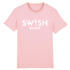 T-Shirt Homme Rose Blanc - 100% Coton BIO🌱 - Swish Basket