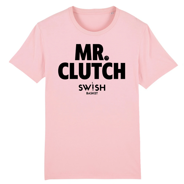 Teeshirt Homme Rose Noir - 100% Coton BIO🌱 - Mr Clutch
