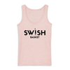 Débardeur Femme Rose Noir - 100% Coton BIO🌱 - Swish Basket