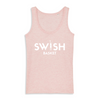 Débardeur Femme Rose Blanc - 100% Coton BIO🌱 - Swish Basket
