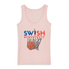 Débardeur Femme Rose Bleu Noir Rouge - 100% Coton BIO🌱 - Swish Basketball France
