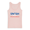 Débardeur Femme Rose Bleu Blanc Rouge - 100% Coton BIO🌱 - Team Swish Basket France