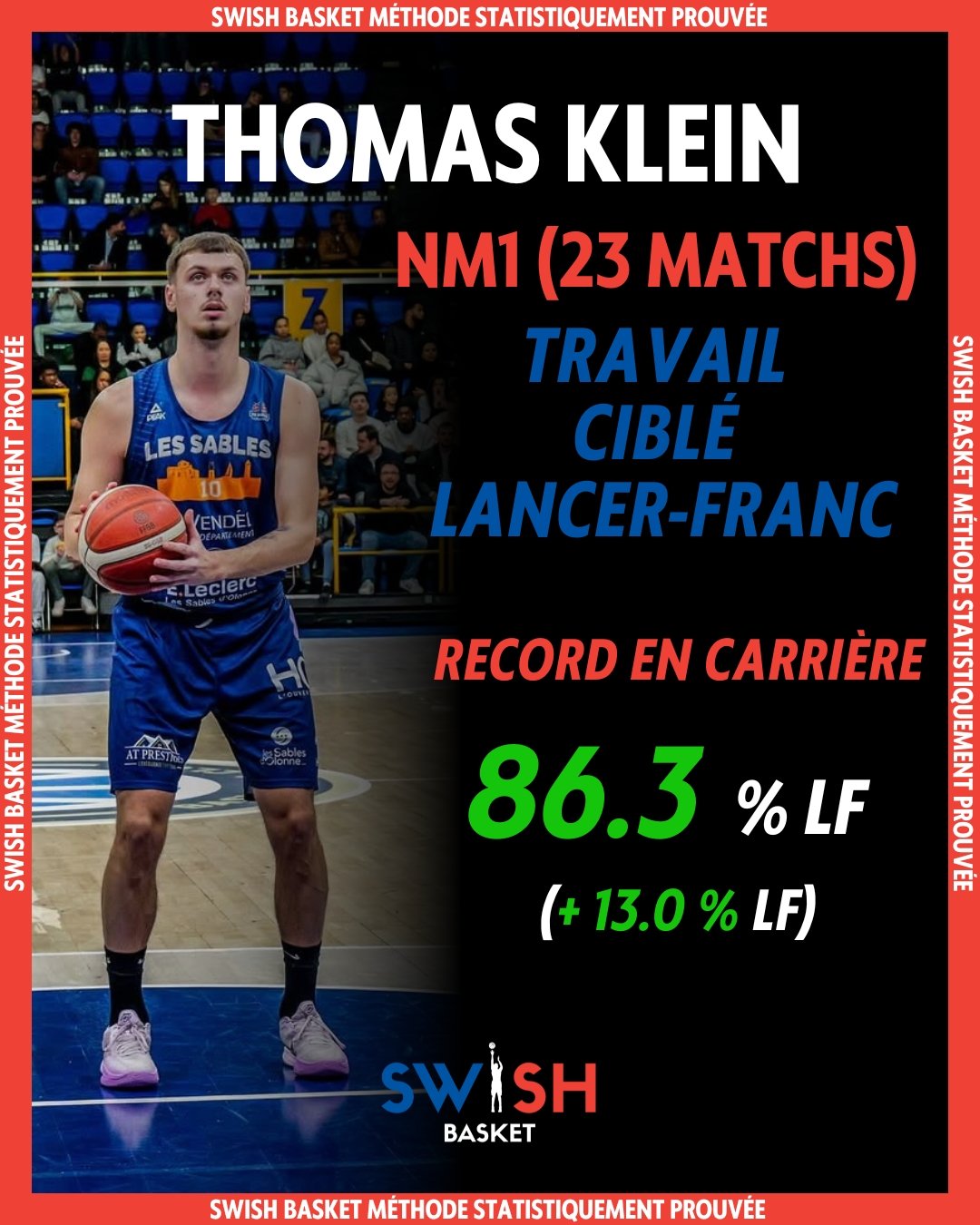 Thomas Klein Les Sables Vendée Basket NM1