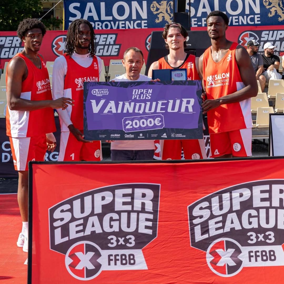 Victoire Superleague Open 3x3 FFBB Salon-De-Provence