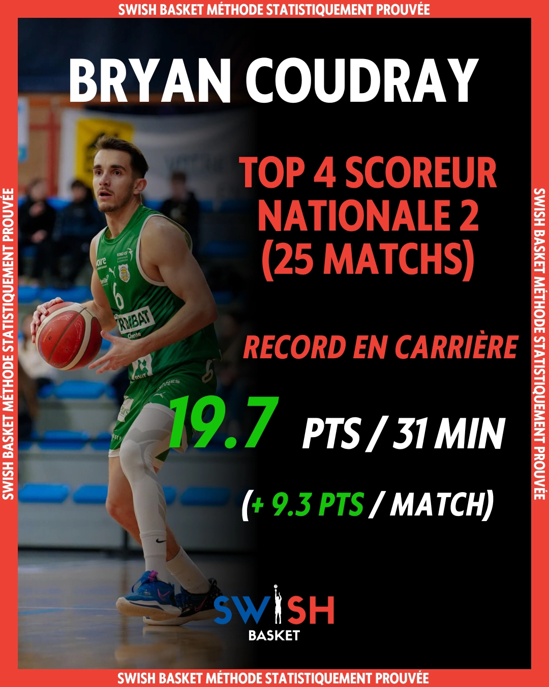 Bryan Coudray Nationale 2 Feurs Basket