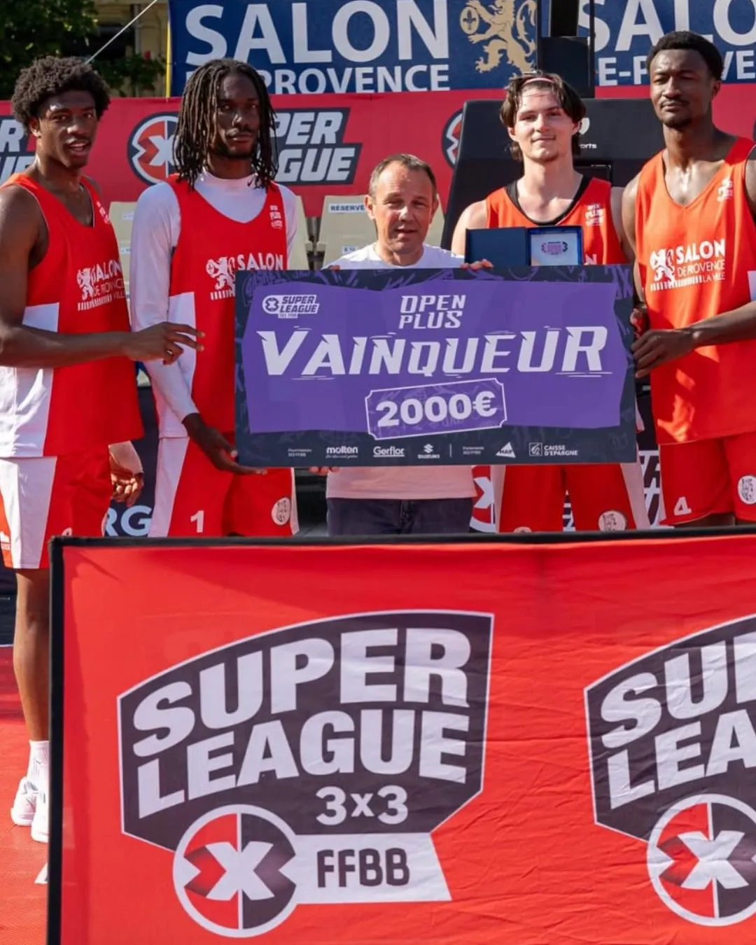Victoire Superleague Open 3x3 FFBB Salon-De-Provence